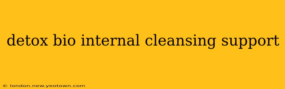 detox bio internal cleansing support