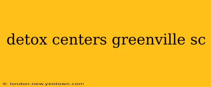detox centers greenville sc