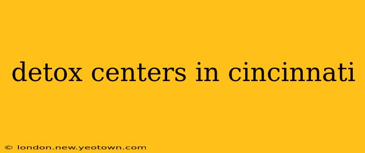 detox centers in cincinnati