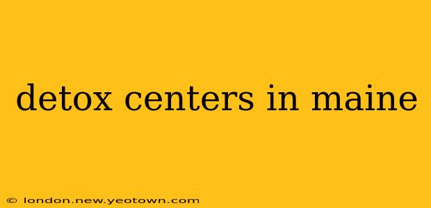 detox centers in maine