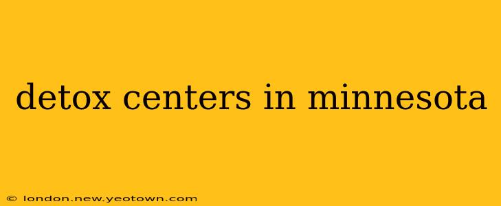 detox centers in minnesota
