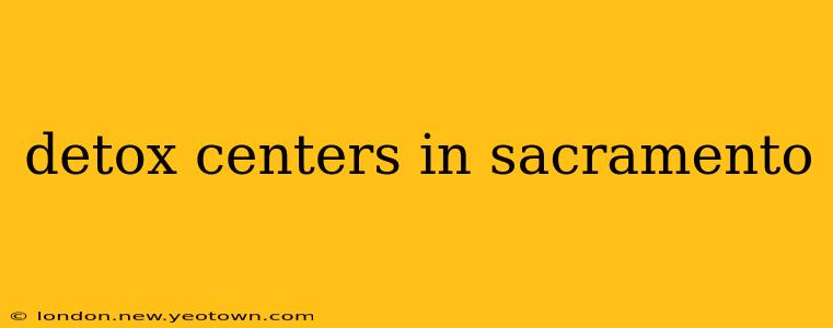 detox centers in sacramento