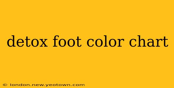 detox foot color chart