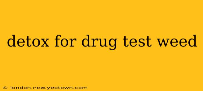 detox for drug test weed