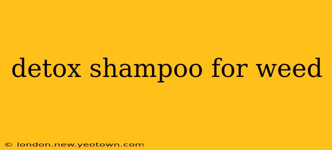 detox shampoo for weed