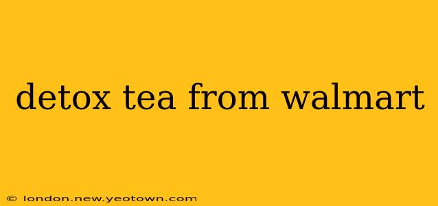 detox tea from walmart