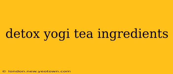 detox yogi tea ingredients