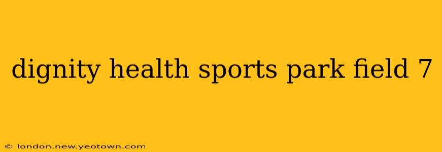 dignity health sports park field 7