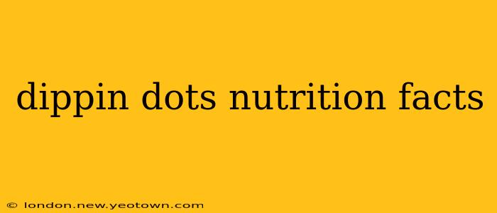dippin dots nutrition facts