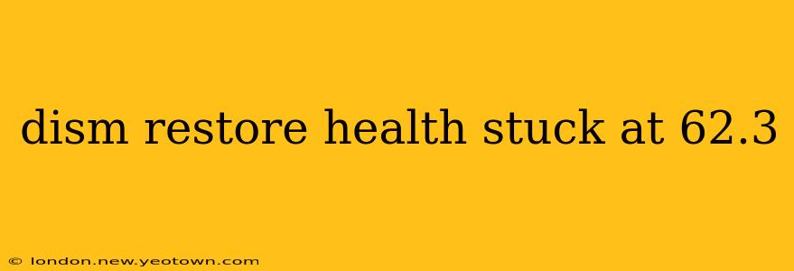 dism restore health stuck at 62.3