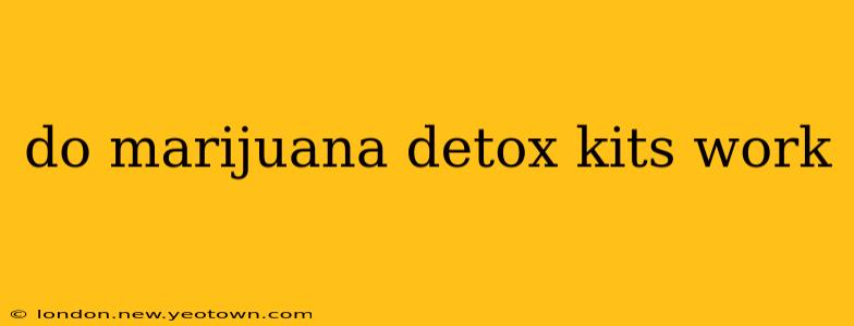 do marijuana detox kits work