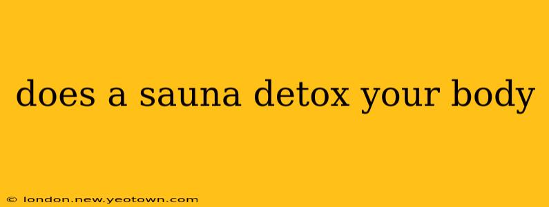 does a sauna detox your body