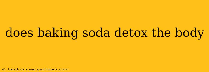 does baking soda detox the body