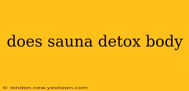 does sauna detox body