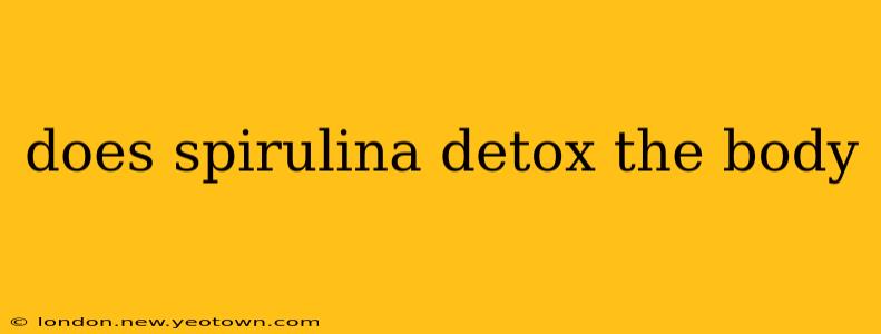 does spirulina detox the body