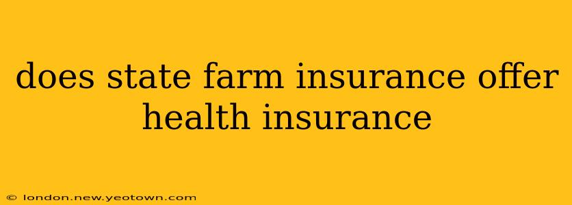 does state farm insurance offer health insurance