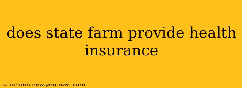 does state farm provide health insurance