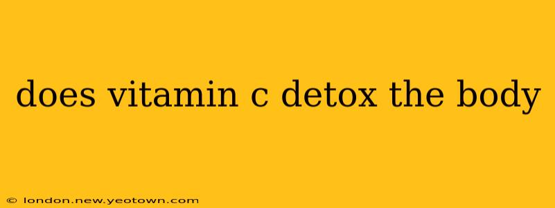 does vitamin c detox the body