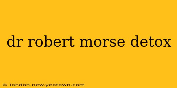dr robert morse detox