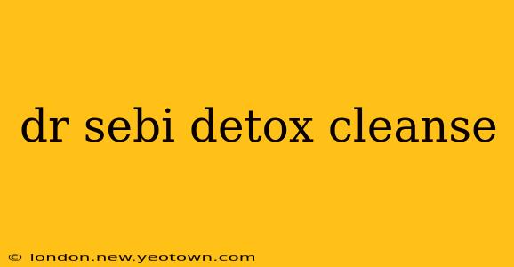 dr sebi detox cleanse