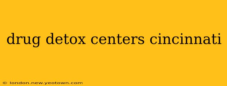 drug detox centers cincinnati