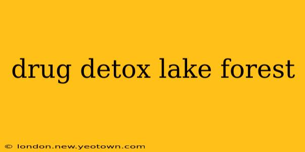 drug detox lake forest