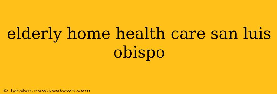 elderly home health care san luis obispo