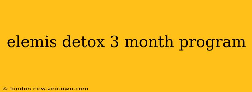 elemis detox 3 month program