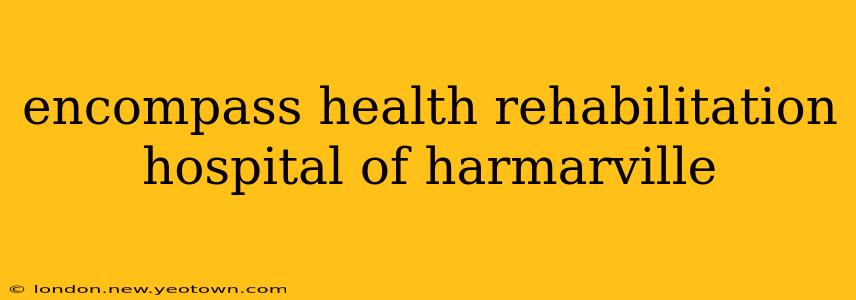 encompass health rehabilitation hospital of harmarville