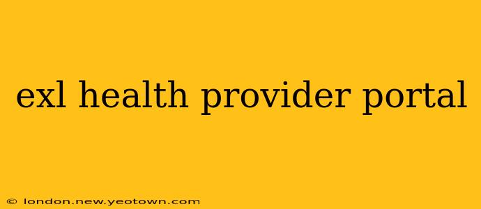 exl health provider portal