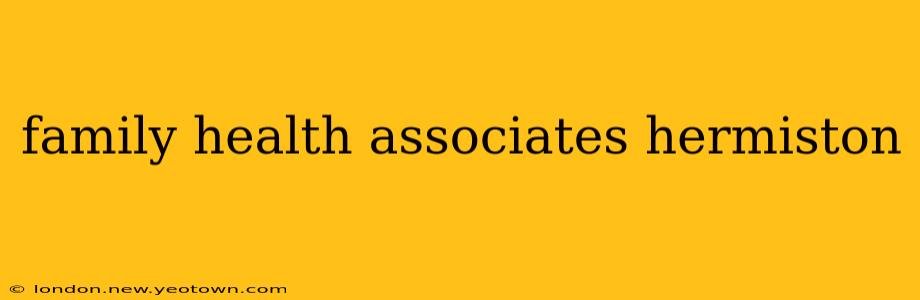family health associates hermiston