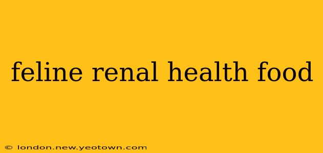 feline renal health food