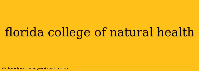 florida college of natural health