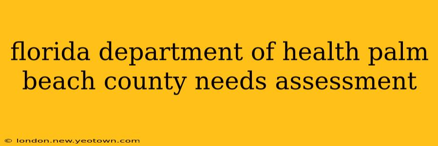 florida department of health palm beach county needs assessment