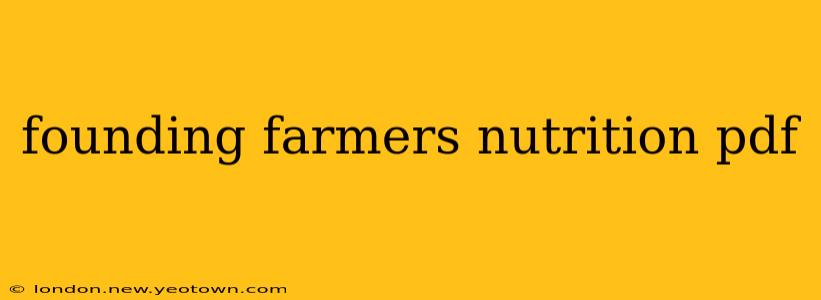 founding farmers nutrition pdf