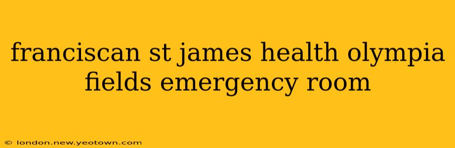 franciscan st james health olympia fields emergency room