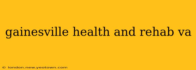 gainesville health and rehab va