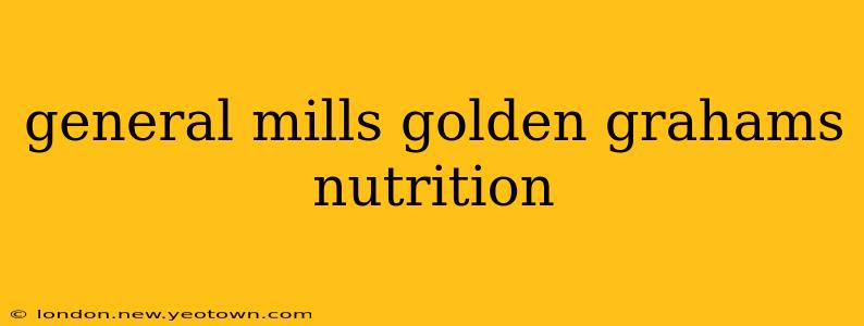 general mills golden grahams nutrition