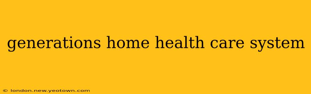 generations home health care system