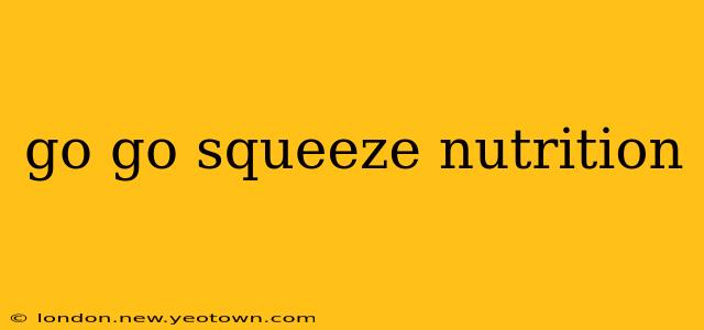 go go squeeze nutrition