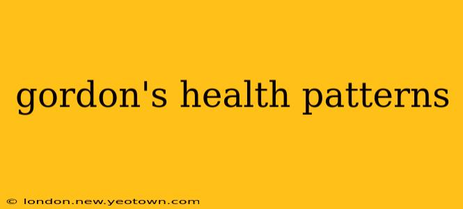 gordon's health patterns
