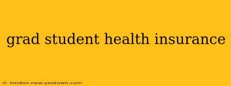 grad student health insurance
