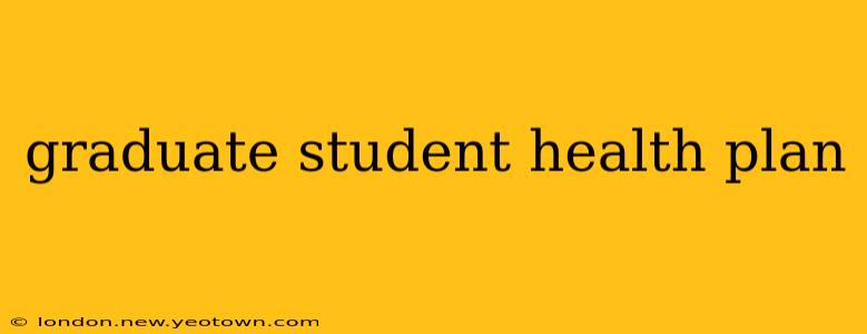 graduate student health plan