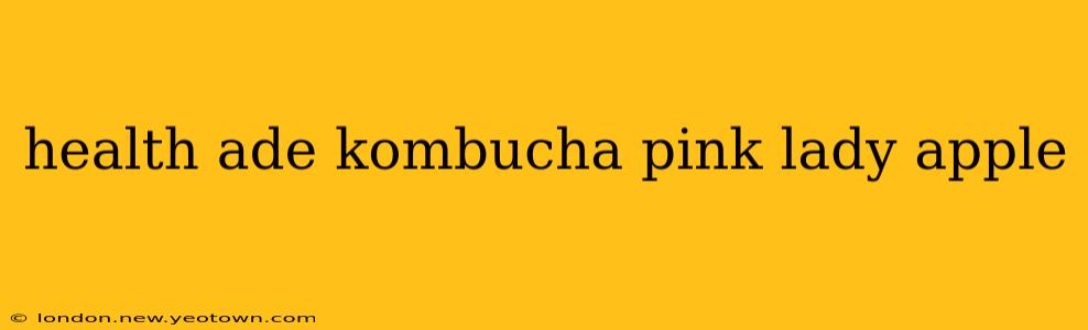 health ade kombucha pink lady apple