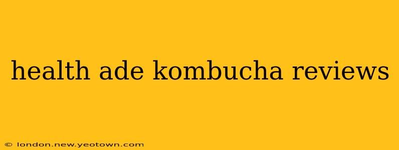 health ade kombucha reviews