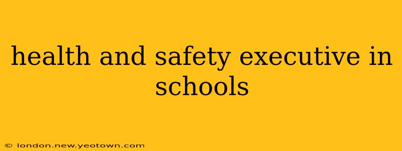 health and safety executive in schools