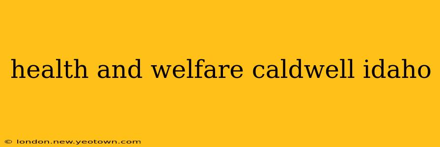 health and welfare caldwell idaho