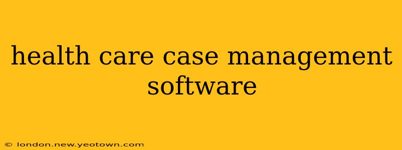 health care case management software