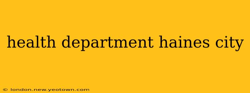 health department haines city