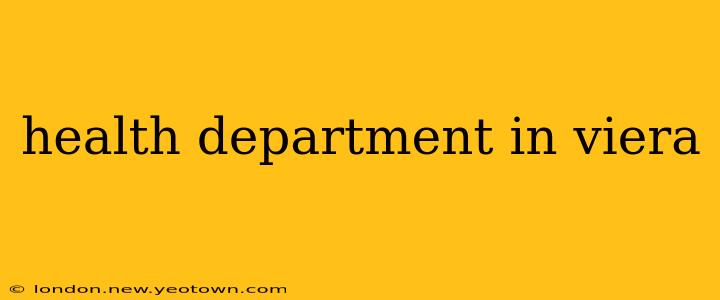 health department in viera